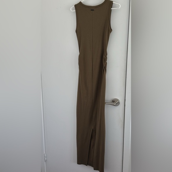 ❤️ NWT All Saints Olive Green Cotton Maxi Dress - Picture 4 of 4